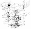 Toro 22151 - Lawnmower, 1993 (3900856-3999999) Pièces détachées BLADE BRAKE CLUTCH ASSEMBLY