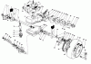 Toro 22151 - Lawnmower, 1993 (3900856-3999999) Pièces détachées GEAR CASE ASSEMBLY