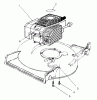 Toro 22153BC - Lawnmower, 1995 (5900001-5999999) Pièces détachées ENGINE ASSEMBLY