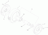 Toro 22161 - Recycler Mower, 2000 (200000001-200999999) Pièces détachées REAR WHEEL & TIRE ASSEMBLY