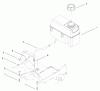 Toro 22162 - Recycler Mower, 2000 (200000001-200999999) Pièces détachées FUEL TANK ASSEMBLY