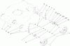 Toro 22163 (PT21) - PT21 Trim Mower, 2007 (270000001-270999999) Pièces détachées HEIGHT-OF-CUT ASSEMBLY