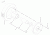 Toro 22167 - 21" Heavy-Duty Recycler/Rear Bagger Lawnmower, 2003 (230000001-230999999) Pièces détachées WHEEL AND TIRE ASSEMBLY NO. 100-2870