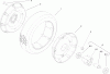 Toro 22167 - 21" Heavy-Duty Recycler/Rear Bagger Lawnmower, 2005 (250000001-250999999) Pièces détachées REAR WHEEL ASSEMBLY NO. 74-1720