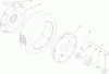 Toro 22168 - 21" Heavy-Duty Recycler/Rear Bagger Lawnmower, 2004 (240000001-240999999) Pièces détachées REAR WHEEL ASSEMBLY