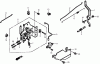 Toro 22168 - 21" Heavy-Duty Recycler/Rear Bagger Lawnmower, 2007 (270000001-270999999) Pièces détachées CONTROL ASSEMBLY HONDA GXV160A1 T1AH