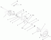 Toro 22171 - Recycler Mower, 1999 (9900001-9999999) Pièces détachées REAR AXLE ASSEMBLY