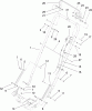 Toro 22175 - 21" Heavy-Duty Recycler/Rear Bagger Lawnmower, 2004 (240000001-240999999) Pièces détachées HANDLE ASSEMBLY