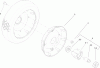 Toro 22175 - 21" Heavy-Duty Recycler/Rear Bagger Lawnmower, 2004 (240000001-240999999) Pièces détachées WHEEL ASSEMBLY