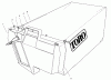 Toro 22176 - 21" Heavy-Duty Recycler/Rear Bagger Lawnmower, 2004 (240000001-240999999) Pièces détachées GRASS BAG ASSEMBLY NO. 106-0975