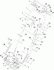 Toro 22176 - 21" Heavy-Duty Recycler/Rear Bagger Lawnmower, 2004 (240000001-240999999) Pièces détachées HANDLE ASSEMBLY