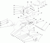 Toro 22187 - 21" Heavy-Duty Recycler/Rear Bagger Lawn Mower, 2007 (270000001-270999999) Pièces détachées HOUSING ASSEMBLY