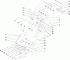 Toro 22190 - 21" Heavy-Duty Recycler/Rear Bagger Lawn Mower, 2007 (270000001-270999999) Pièces détachées HANDLE ASSEMBLY