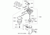 Toro 22193 (PT21) - PT21 Trim Mower, 2008 (280000001-280999999) Pièces détachées CARBURETOR ASSEMBLY KAWASAKI FJ180V-AS34