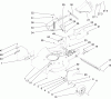 Toro 22195 - 21" Heavy-Duty Recycler/Rear Bagger Lawn Mower, 2007 (270000001-270999999) Pièces détachées HOUSING ASSEMBLY