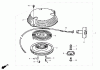 Toro 22196 - 21" Heavy-Duty Recycler/Rear Bagger Lawn Mower, 2007 (270000001-270999999) Pièces détachées RECOIL STARTER ASSEMBLY HONDA GXV160UH2 T1AH