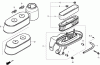 Toro 22196 - 21" Heavy-Duty Recycler/Rear Bagger Lawn Mower, 2009 (290000001-290999999) Pièces détachées AIR CLEANER ASSEMBLY HONDA GXV160UH2 T1AH