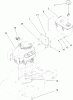 Toro 22196 - 21" Heavy-Duty Recycler/Rear Bagger Lawn Mower, 2012 (SN 312000001-312999999) Pièces détachées ENGINE AND FUEL TANK ASSEMBLY