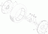Toro 22196 - 21" Heavy-Duty Recycler/Rear Bagger Lawn Mower, 2012 (SN 312000001-312999999) Pièces détachées REAR WHEEL AND TIRE ASSEMBLY NO. 121-1379