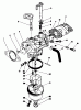 Toro 22621 - Lawnmower, 1987 (7000001-7999999) Pièces détachées CARBURETOR ASSEMBLY