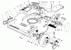 Toro 22621 - Lawnmower, 1987 (7000001-7999999) Pièces détachées HOUSING ASSEMBLY (MODEL NO. 22525)