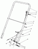 Toro 22525 - Lawnmower, 1988 (8000001-8999999) Pièces détachées HANDLE ASSEMBLY