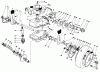 Toro 22621 - Lawnmower, 1988 (8000001-8999999) Pièces détachées GEAR CASE ASSEMBLY