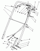 Toro 22621 - Lawnmower, 1989 (9000001-9999999) Pièces détachées HANDLE ASSEMBLY