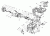 Toro 22622 - Lawnmower, 1990 (0000001-0999999) Pièces détachées CRANKCASE ASSEMBLY (ENGINE MODEL NO. VMH7-4)