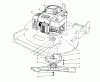 Toro 22621 - Lawnmower, 1990 (0000001-0999999) Pièces détachées ENGINE ASSEMBLY