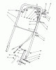 Toro 22622 - Lawnmower, 1990 (0000001-0999999) Pièces détachées HANDLE ASSEMBLY