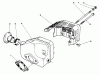 Toro 22700 - Lawnmower, 1992 (2000001-2999999) Pièces détachées MUFFLER ASSEMBLY (MODEL NO. 47PM1-3)