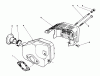 Toro 22700B - 21" Commercial, Side Discharge Mower, 1993 (39000001-39999999) Pièces détachées MUFFLER ASSEMBLY (MODEL NO. 47PN2-3)