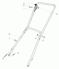 Toro 23022 - Lawnmower, 1983 (3000001-3999999) Pièces détachées HANDLE ASSEMBLY
