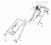 Toro 23158 - 21" Whirlwind Hevi-Duty Lawnmower, 1979 (9000001-9999999) Pièces détachées HANDLE ASSEMBLY
