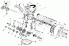 Toro 23158 - Lawnmower, 1983 (3000001-3999999) Pièces détachées GEAR CASE ASSEMBLY