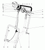 Toro 23370 - 21" Whirlwind Hevi-Duty Lawnmower, 1978 (8000001-8999999) Pièces détachées HANDLE ASSEMBLY