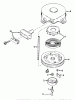 Toro 23370 - 21" Whirlwind Hevi-Duty Lawnmower, 1978 (8000001-8999999) Pièces détachées REWIND STARTER NO. 590420