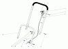 Toro 23450 - Lawnmower, 1981 (1000001-1999999) Pièces détachées HANDLE ASSEMBLY
