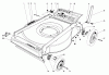 Toro 23450 - Lawnmower, 1981 (1000001-1999999) Pièces détachées MOWER HOUSING ASSEMBLY
