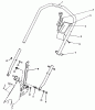 Toro 26551 - Lawnmower, 1989 (9000001-9999999) Pièces détachées HANDLE ASSEMBLY