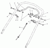 Toro 26551 - Lawnmower, 1989 (9000001-9999999) Pièces détachées TRACTION CONTROL ASSEMBLY