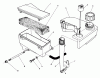 Toro 26620B - Lawnmower, 1993 (3900001-3999999) Pièces détachées AIR CLEANER & FUEL TANK ASSEMBLY (ENGINE NO. VMM1-2)
