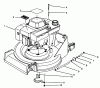 Toro 26620B - Lawnmower, 1993 (3900001-3999999) Pièces détachées ENGINE ASSEMBLY