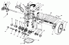 Toro 26620B - Lawnmower, 1993 (3900001-3999999) Pièces détachées GEAR CASE ASSEMBLY