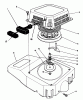 Toro 26620C - Lawnmower, 1989 (9000001-9999999) Pièces détachées RECOIL ASSEMBLY (ENGINE NO. VMJ8)