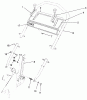 Toro 26621 - Lawnmower, 1990 (0000001-0999999) Pièces détachées HANDLE ASSEMBLY