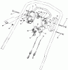 Toro 26621 - Lawnmower, 1990 (0000001-0999999) Pièces détachées TRACTION CONTROL ASSEMBLY