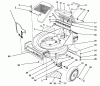 Toro 26621B - Lawnmower, 1992 (2000001-2999999) Pièces détachées HOUSING ASSEMBLY