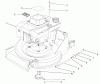 Toro 26622 - Lawnmower, 1991 (1000001-1999999) Pièces détachées ENGINE ASSEMBLY